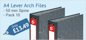 75% off A4 Lever Arch Files