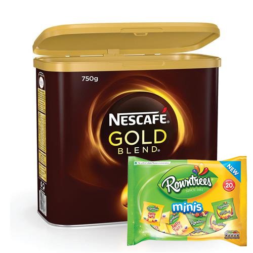 2 FREE packs of Rowntrees with Nescafe